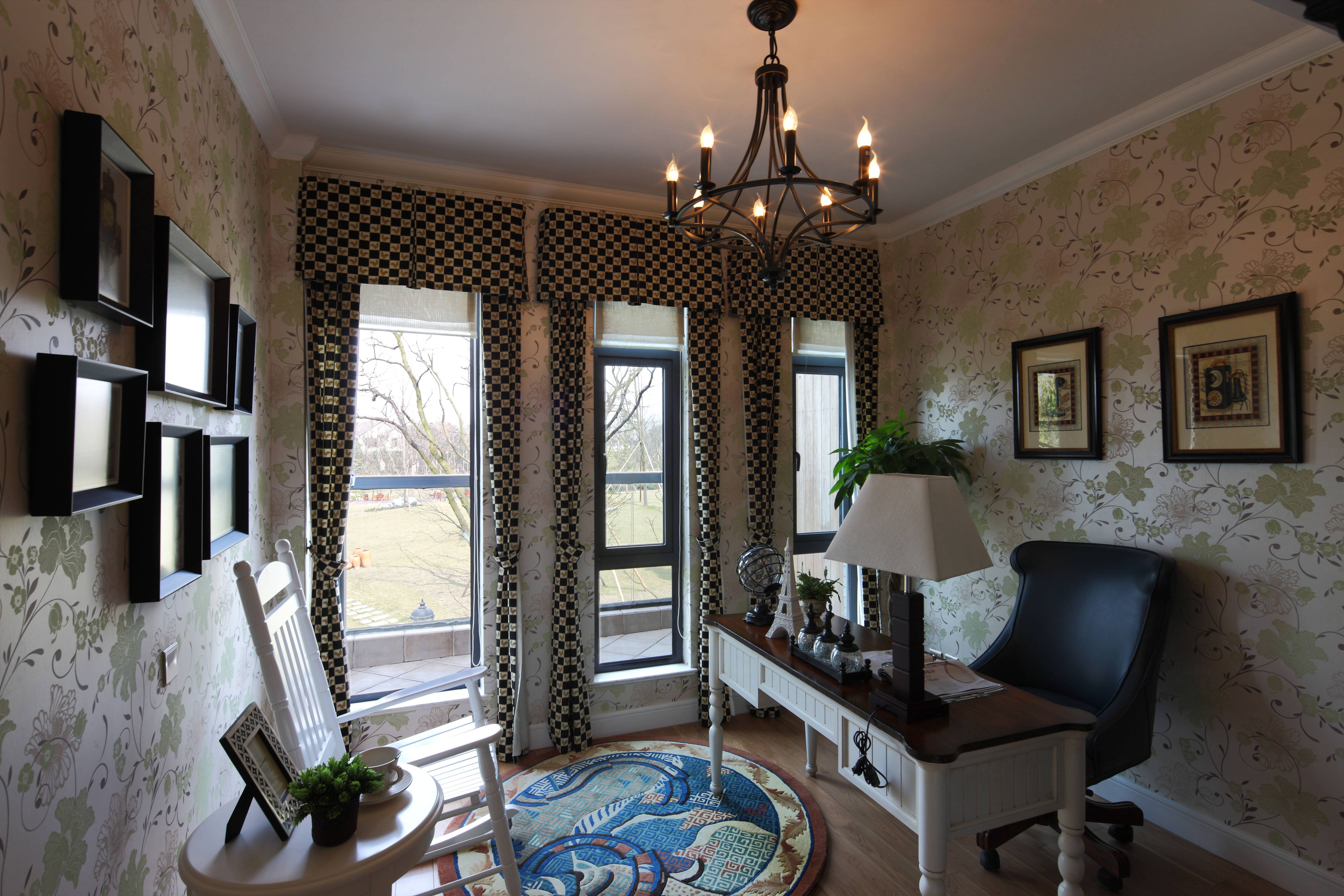 1泊林城英式风格样板房设计2-屯粮积草装修网