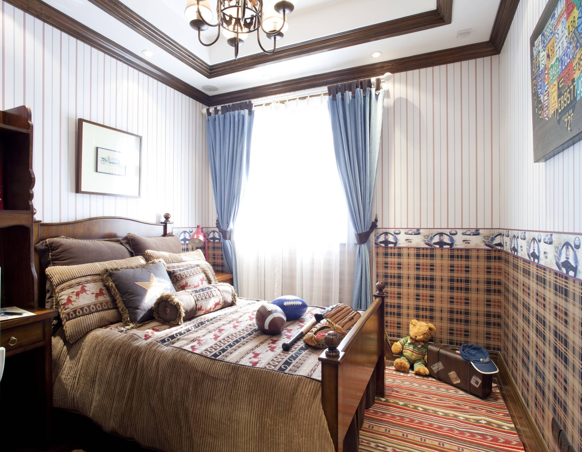 上海长甲置业别墅样板房(实景高清大图)纯正美式风格11-装修效果图片