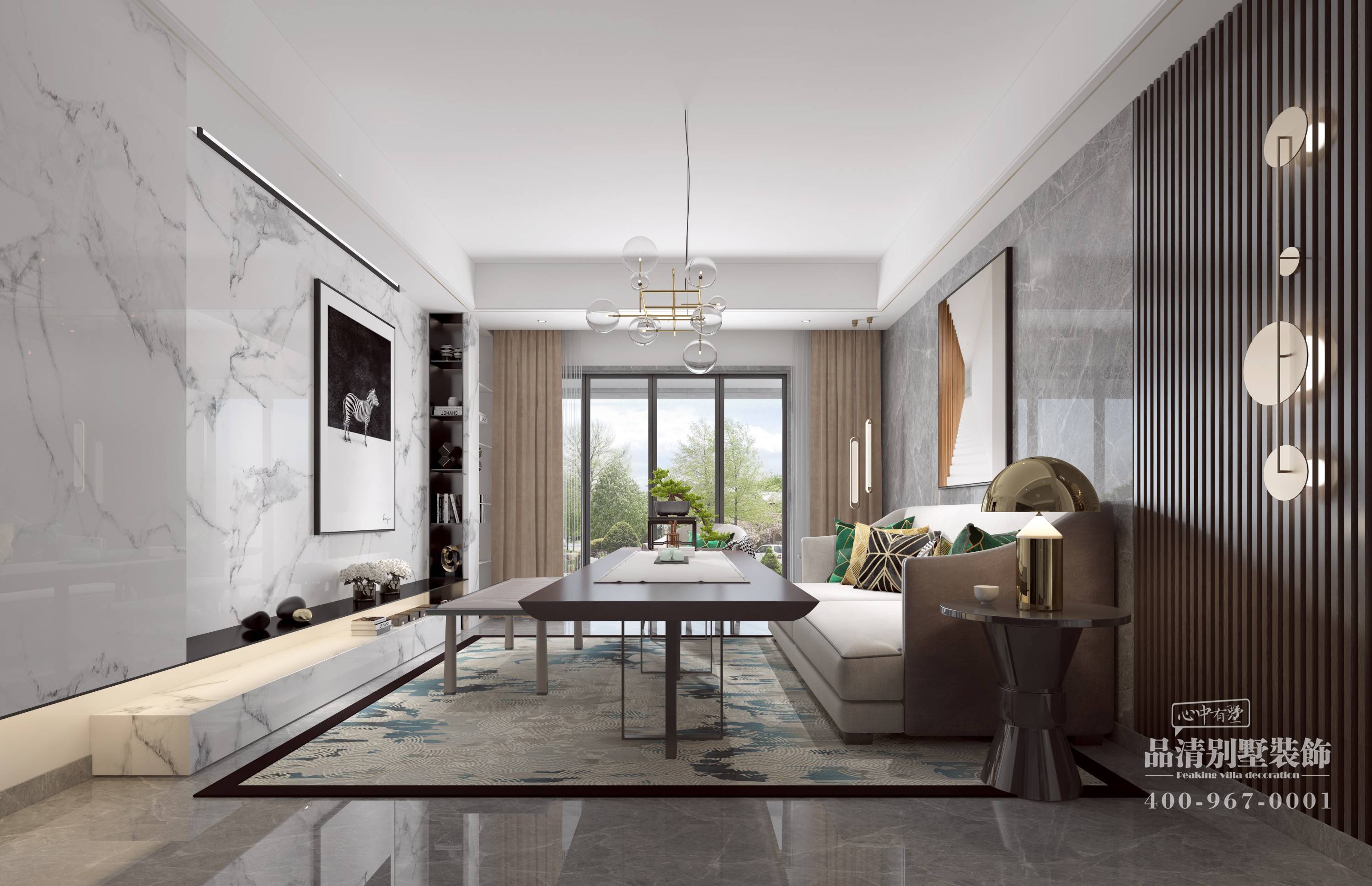 常州别墅装修|366m现代轻奢风格案例赏析