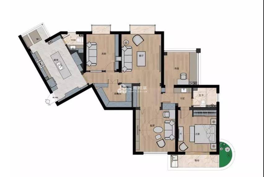 轻奢美式风格 160m²品质生活从家开始 轻奢美式风格 160m²品质生活从家开始