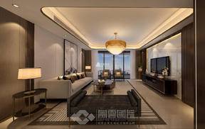 东方一品大平层港风设计